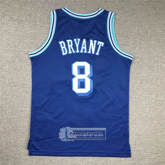 Camiseta Nino Los Angeles Lakers Kobe Bryant NO 8 Mitchell & Ness 1996-97 Azul